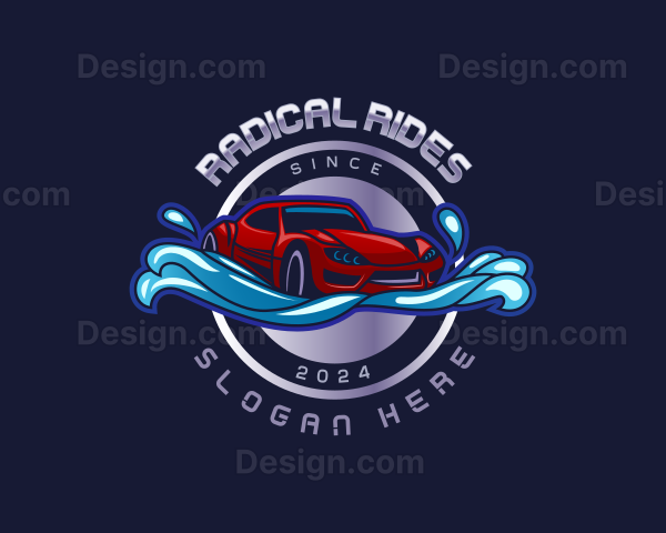 Car Wash Detailing Logo