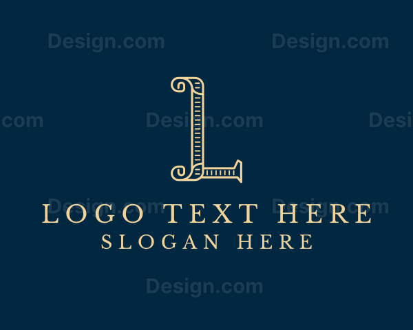 Stylish Elegant Lifestyle Letter L Logo