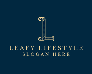 Stylish Elegant Lifestyle Letter L logo design