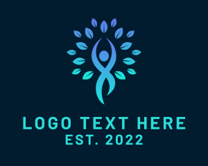 Eco Meditation Yoga Tree logo