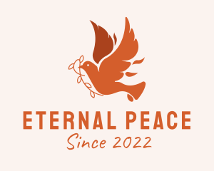 Religion Peace Dove logo design