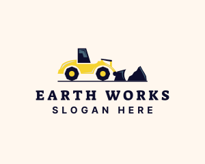 Construction Excavator Machinery logo