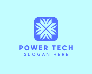 Digital Blue Snowflake logo