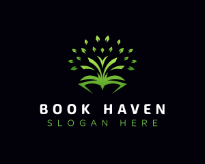 Natural Tree Book  logo design