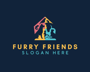 Veterinary Animal Shelter logo design