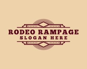 Premier Western Rodeo  logo design