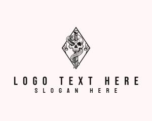 Skull Snake Dagger logo