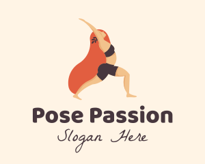 Wellness Yoga Instructor logo design