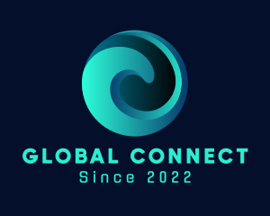 Generic 3D Water Globe  logo
