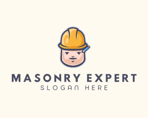 Construction Man Avatar  logo design