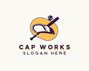 Baseball Cap Sports logo design