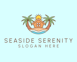 Seaside Resort Tour  logo design