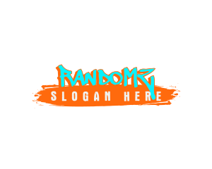 Colorful Grunge Wordmark logo