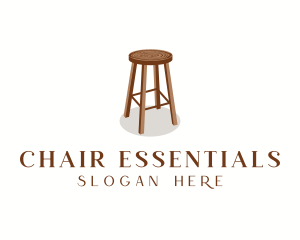 Wood Chair Stool logo