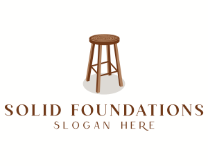 Wood Chair Stool logo