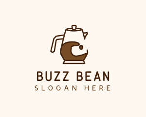 Brown Coffee Pitcher  logo design