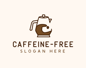 Brown Coffee Pitcher  logo design