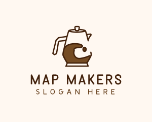 Brown Coffee Pitcher  logo design