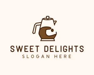 Brown Coffee Pitcher  logo design