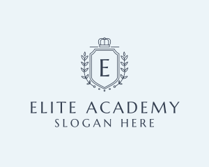 Education Institution Letter Crest logo