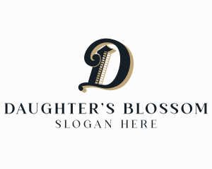 Luxury Jewelry Letter D logo design