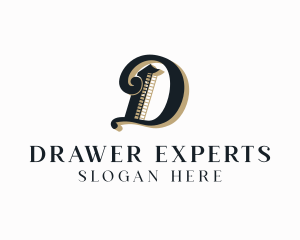 Luxury Jewelry Letter D logo design