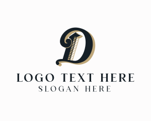 Luxury Jewelry Letter D logo