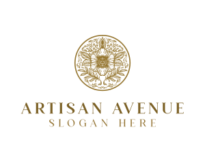 Artisan Flower Garden logo design