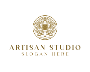 Artisan Flower Garden logo design