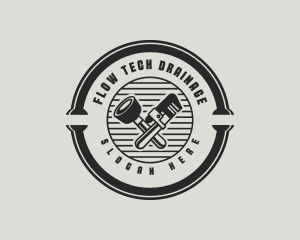 Plunger Plumbing Wrench logo