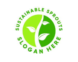 Agricultural Gardening Sprout logo