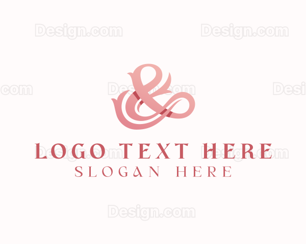 Stylish Fashion Ampersand Logo