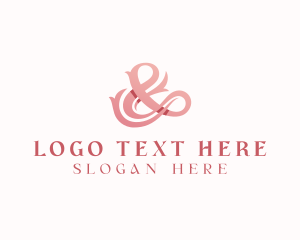 Stylish Fashion Ampersand Logo