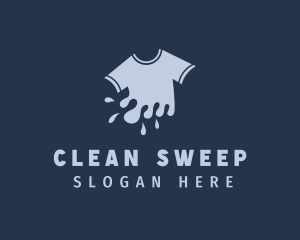 Tee Shirt Clean Wash logo design