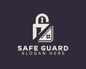 House Security Padlock logo