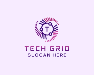 Cyber Tech Developer logo design