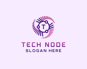 Cyber Tech Developer logo design