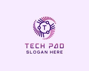 Cyber Tech Developer logo design