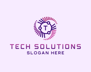 Cyber Tech Developer logo design