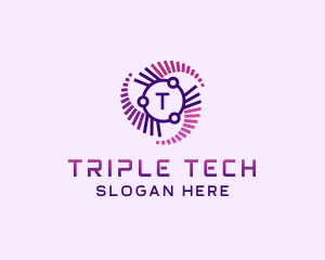 Cyber Tech Developer logo design