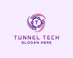 Cyber Tech Developer logo design