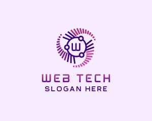 Cyber Tech Developer logo design