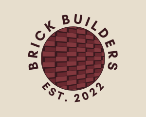 Brick Home Builder logo design