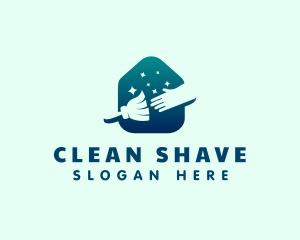 Clean Sparkles Housekeeping logo design