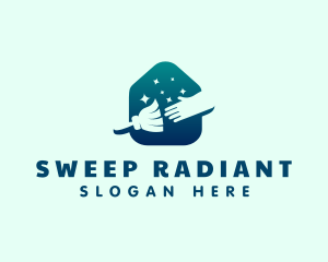 Clean Sparkles Housekeeping logo design