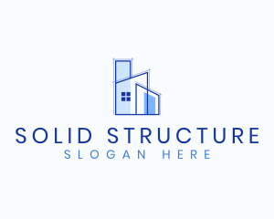 House Architecture Building logo design