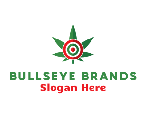 Cannabis Leaf Target logo