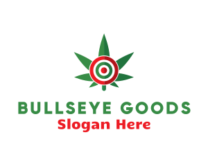 Cannabis Leaf Target logo