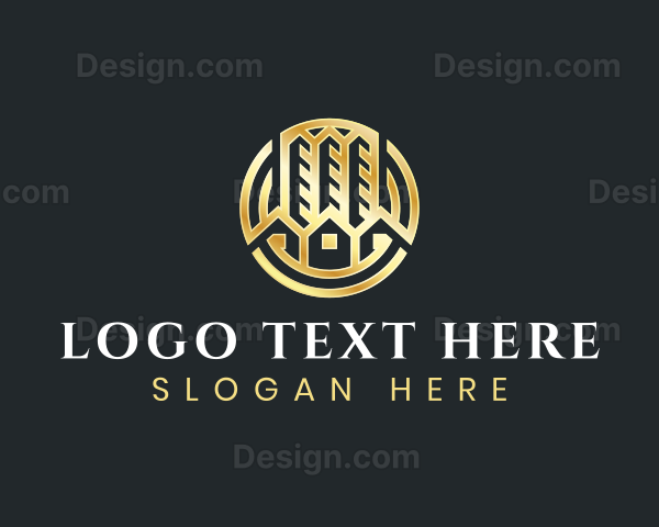 Elegant Real Estate Developer Logo