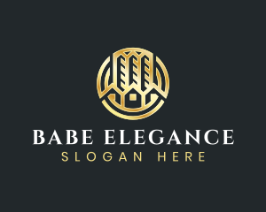 Elegant Real Estate Developer logo design